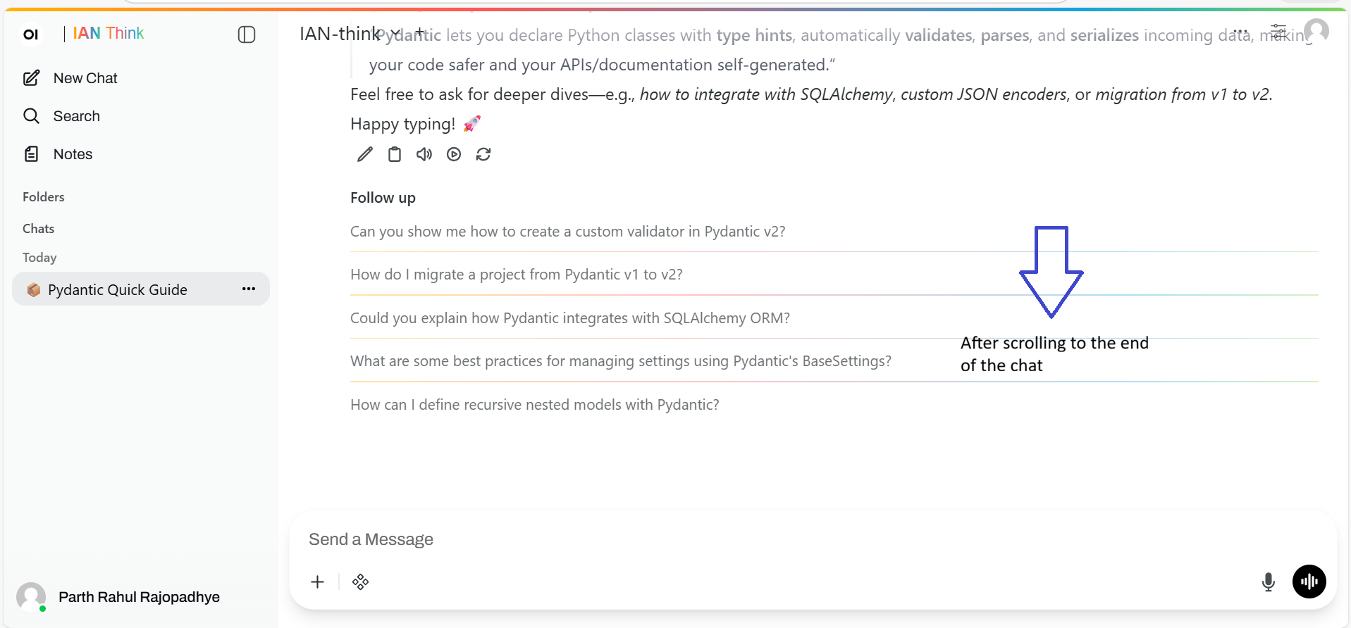 follow-up questions